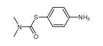 S-dimethylcarbamoyl-p-aminothiophenol Structure