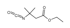 2-ethoxycarbonyl-1,1-dimethylethylisocyanate Structure