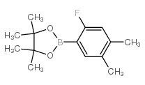 2-氟-4,5-二甲基苯硼酸频那醇酯结构式