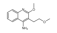 4-Amino-2-methoxy-3(2'-methoxyethyl)quinoline Structure
