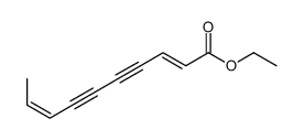 ethyl deca-2,8-dien-4,6-diynoate Structure
