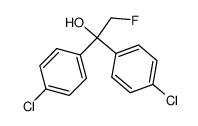 1,1-bis-(4-chloro-phenyl)-2-fluoro-ethanol结构式