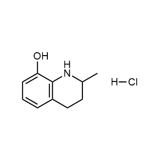 2-甲基-1,2,3,4-四氢喹啉-8-醇盐酸盐结构式