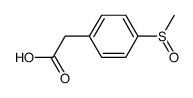 (4-Methanesulfinyl-phenyl)-acetic acid Structure