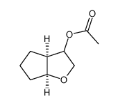 2H-Cyclopenta[b]furan-3-ol,hexahydro-,acetate,(3-alpha-,3a-alpha-,6a-alpha-)-(9CI) picture