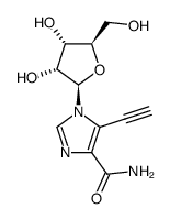 5-ethynyl-1-ribofuranosylimidazole-4-carboxamide结构式