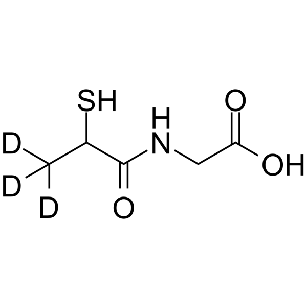 Tiopronin-d3 Structure