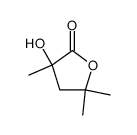 2,4-dihydroxy-2,4-dimethylpentanoic acid γ-lactone结构式