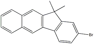 2-Bromo-11,11-dimethyl-11H-benzo[b]fluorene Structure