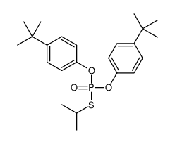 1-tert-butyl-4-[(4-tert-butylphenoxy)-propan-2-ylsulfanylphosphoryl]oxybenzene Structure