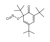 1,3,5-tri-tert-butyl-6-oxocyclohexa-2,4-dienyl nitrite结构式