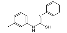1-(3-methylphenyl)-3-phenylthiourea结构式