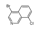 4-bromo-8-chloroisoquinoline Structure