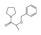 (2S)-2-phenylmethoxy-1-pyrrolidin-1-ylpropan-1-one Structure