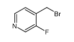 4-Bromomethyl-3-fluoropyridine结构式