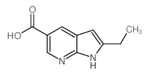 2-Ethyl-1H-pyrrolo[2,3-b]pyridine-5-carboxylic acid Structure