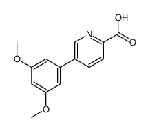 5-(3,5-dimethoxyphenyl)pyridine-2-carboxylic acid Structure