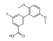 3-(2,5-dimethoxyphenyl)-5-fluorobenzoic acid结构式