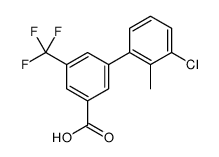 3-(3-chloro-2-methylphenyl)-5-(trifluoromethyl)benzoic acid结构式