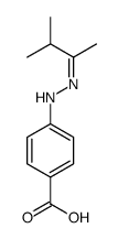 4-[2-(3-methylbutan-2-ylidene)hydrazinyl]benzoic acid Structure