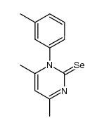 4,6-dimethyl-1-(m-tolyl)pyrimidine-2(1H)-selenone Structure