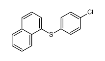 1-(4-chlorophenyl)sulfanylnaphthalene Structure