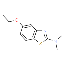 2-Benzothiazolamine,5-ethoxy-N,N-dimethyl-(9CI) structure