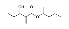 1-methylbutyl 2-methylene-3-hydroxypentanoate Structure