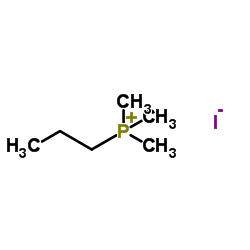 Trimethyl(propyl)phosphanium iodide结构式