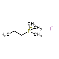 Trimethyl(propyl)phosphanium iodide Structure