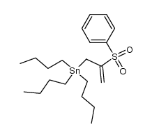 tributyl(2-(phenylsulfonyl)allyl)stannane结构式