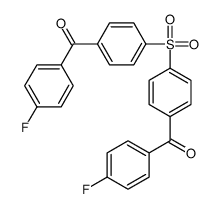 [4-[4-(4-fluorobenzoyl)phenyl]sulfonylphenyl]-(4-fluorophenyl)methanone结构式