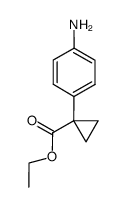 ethyl 1-(4-aminophenyl)cyclopropanecarboxylate结构式