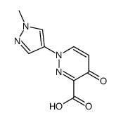 1-(1-甲基-1H-吡唑-4-基)-4-氧代-1,4-二氢吡嗪-3-羧酸结构式