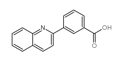 3-(Quinolin-2-yl)benzoic acid结构式