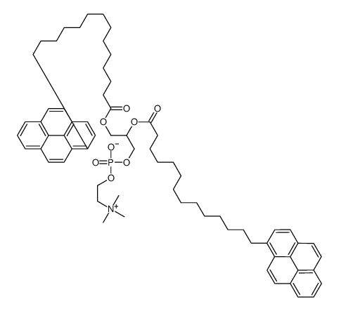 di-(1'-pyrenemyristoyl)phosphatidylcholine Structure