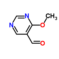 5-Pyrimidinecarboxaldehyde, 4-methoxy structure