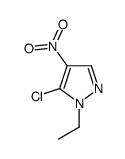 1H-Pyrazole,5-chloro-1-ethyl-4-nitro-结构式