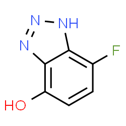 1H-Benzotriazol-4-ol,7-fluoro-(9CI) structure