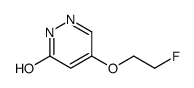 4-(2-fluoroethoxy)-1H-pyridazin-6-one结构式