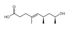 (6R,8S,E)-8-hydroxy-4,6-dimethylnon-4-enoic acid结构式