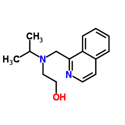2-[Isopropyl(1-isoquinolinylmethyl)amino]ethanol Structure