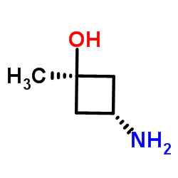cis-3-Hydroxy-3-Methylcyclobutylamine Structure
