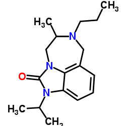 1-Isopropyl-5-methyl-6-propyl-4,5,6,7-tetrahydroimidazo[4,5,1-jk][1,4]benzodiazepin-2(1H)-one Structure