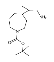 tert-butyl 1-(aminomethyl)-6-azaspiro[2.6]nonane-6-carboxylate Structure