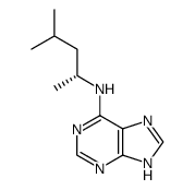 1'-Methyl-2',3'-dihydro-4'-deoxyzeatin Structure
