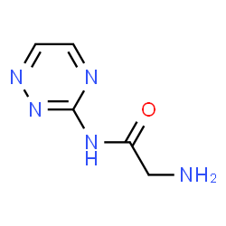 Acetamide,2-amino-N-1,2,4-triazin-3-yl-结构式
