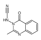 (2-methyl-4-oxoquinazolin-3-yl)cyanamide结构式