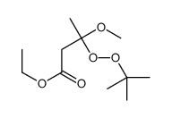ethyl 3-tert-butylperoxy-3-methoxybutanoate Structure