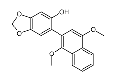 6-(1,4-dimethoxynaphthalen-2-yl)-1,3-benzodioxol-5-ol Structure